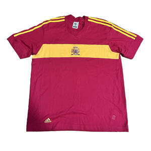 2004-06 ADIDAS Spain Home Shirt Euro Size Medium Red